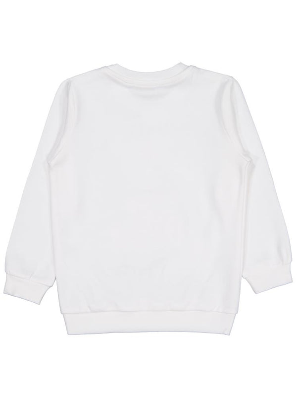 Civil Girls Anime Baskılı 2-5 Yaş Sweatshirt - Ekru