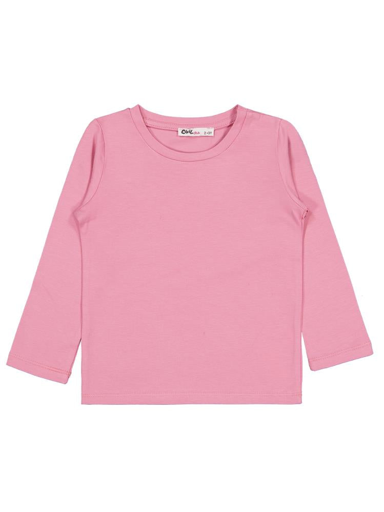 Civil Girls Basic 2-5 Yaş Sweatshirt - Pembe