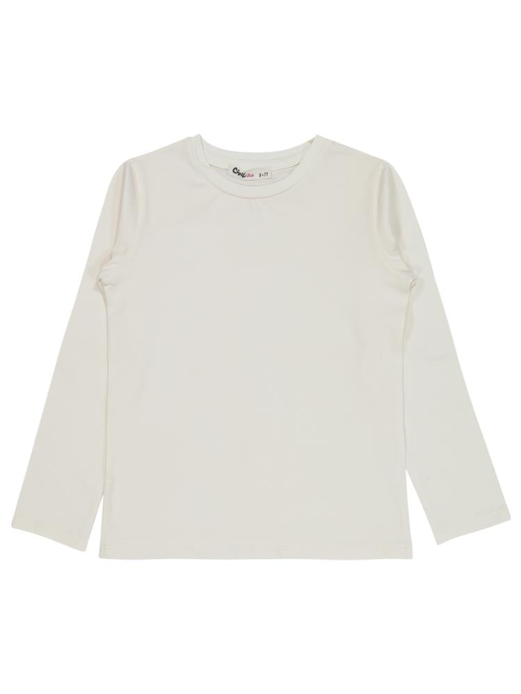 Civil Girls Basic 10-13 Yaş Sweatshirt - Ekru