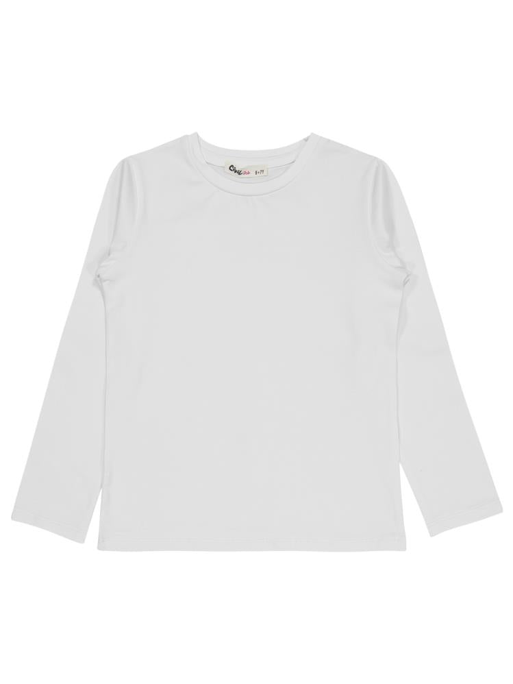 Civil Girls Basic 6-9 Yaş Sweatshirt - Beyaz