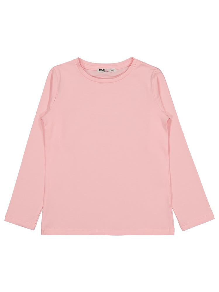 Civil Girls Basic 6-9 Yaş Sweatshirt - Pembe