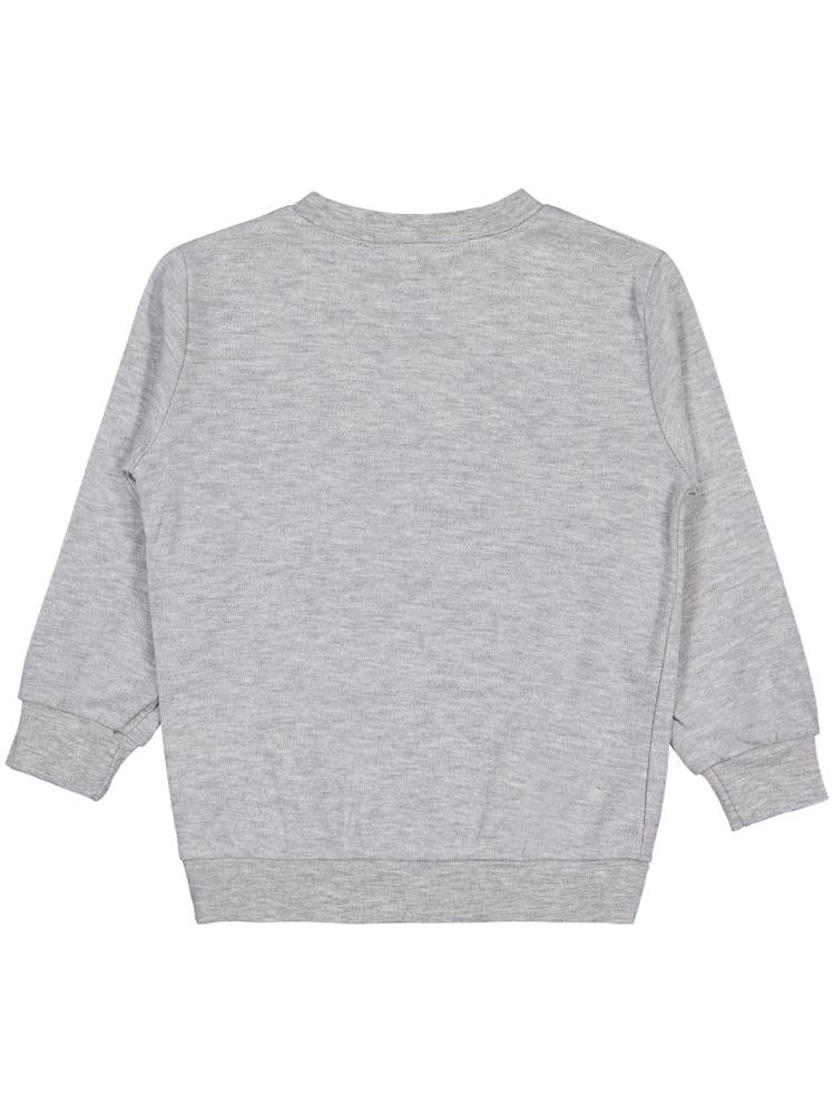 Civil Girls Happen Baskılı 2-5 Yaş Sweatshirt - Gri