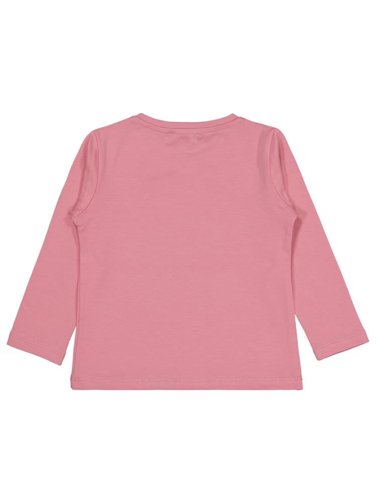 Civil Girls Selfie Baskılı 2-5 Yaş Sweatshirt - Pembe