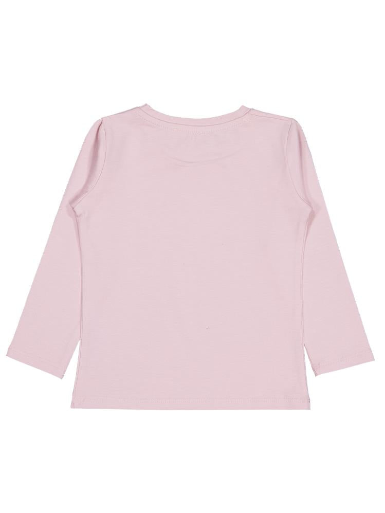 Civil Girls Kelebek Baskılı 2-5 Yaş Sweatshirt - Pembe