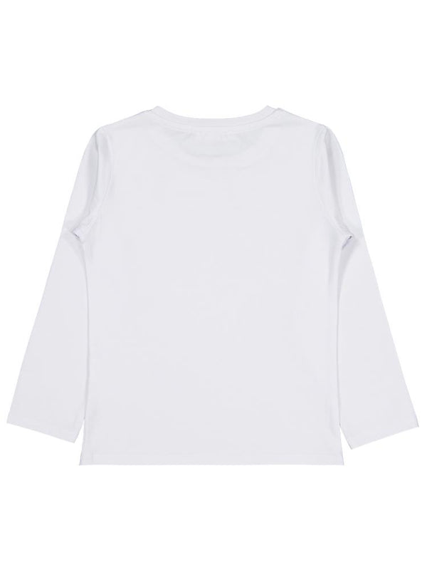 Civil Girls Yıldız Baskılı 6-9 Yaş Sweatshirt - Beyaz