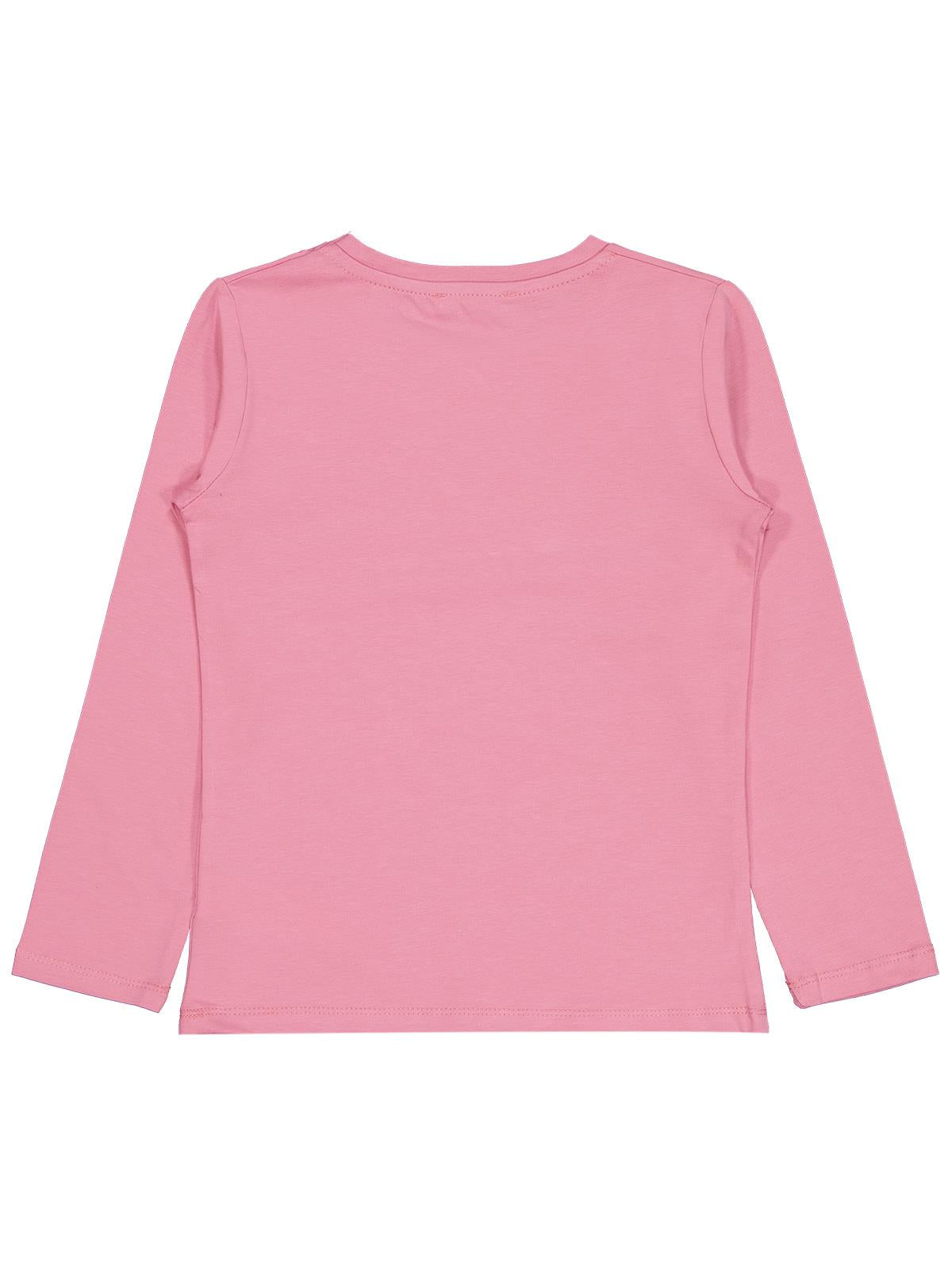 Civil Girls Yıldız Baskılı 6-9 Yaş Sweatshirt - Pembe