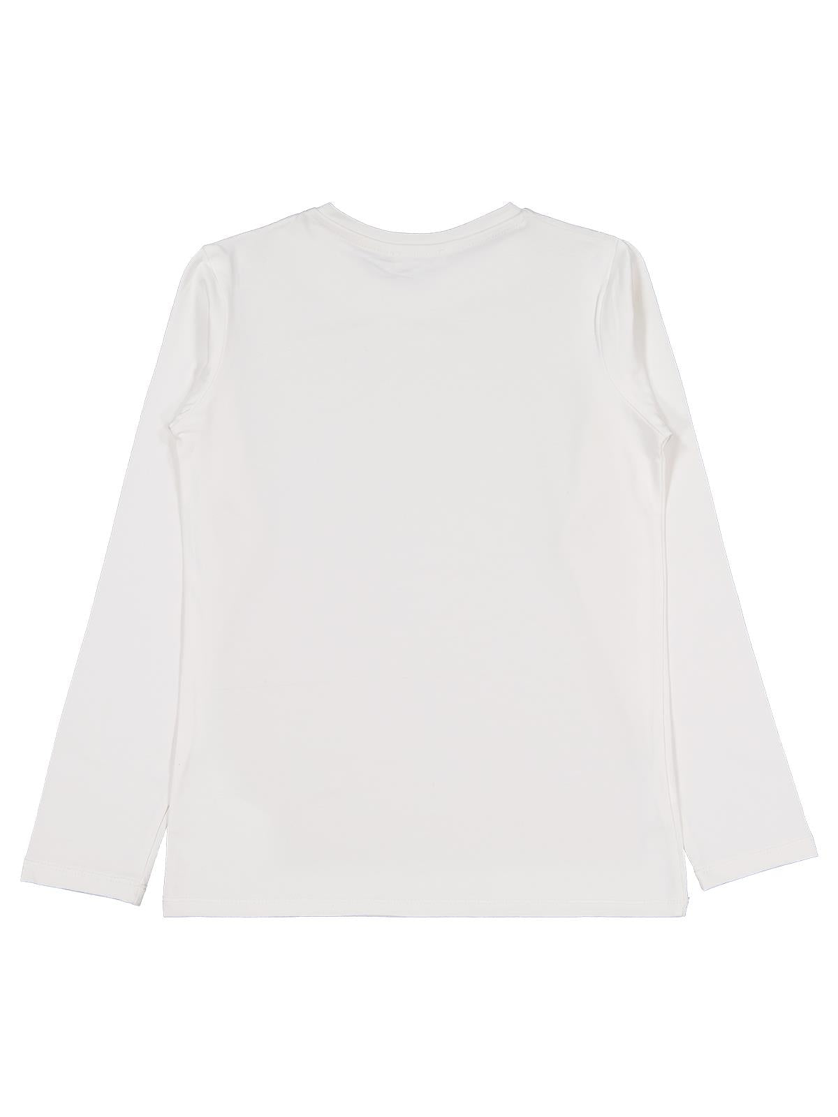 Civil Girls Paris Baskılı 10-13 Yaş Sweatshirt - Ekru