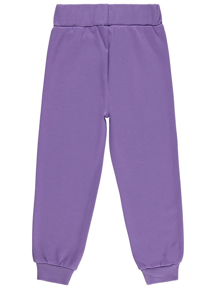 Civil Girls Unicorn Baskılı 2-5 Yaş Eşofman Altı - Lila