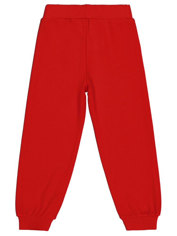 Civil Girls Geyik Baskılı 2-5 Yaş Eşofman Altı - Kırmızı