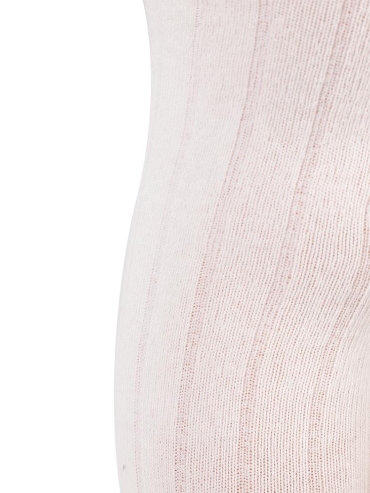 Civil Girls Derbili Fiyonk Aksesuar 3-11 Yaş Kız Külotlu Çorap - Ekru