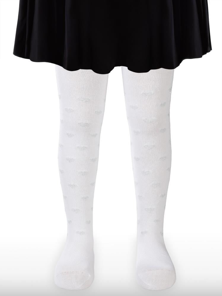 Civil Girls Simli Kalp 3-11 Yaş Kız Külotlu Çorap - Pembe