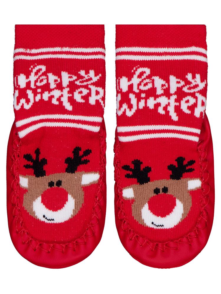 Civil Baby Geyik Bebek Erkek Havlu Çarık Çorap