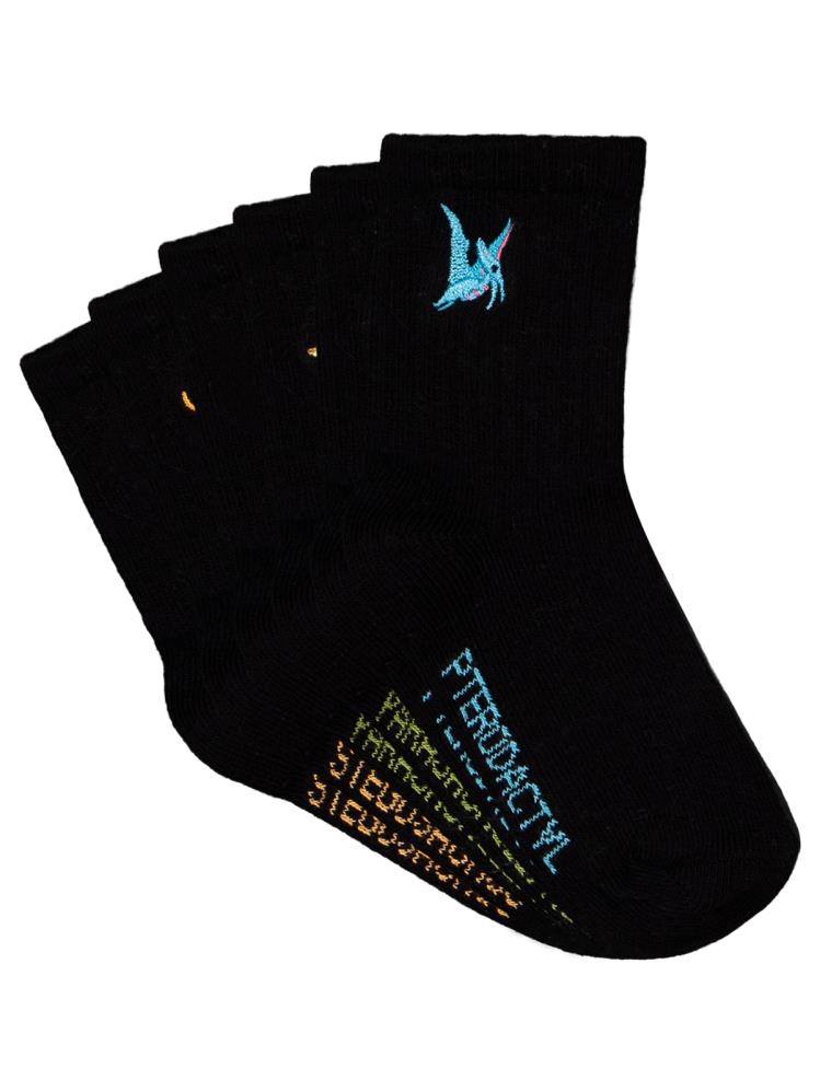 Civil Boys Dinazor Nakış 3'lü 2-12 Yaş Erkek Soket Çorap