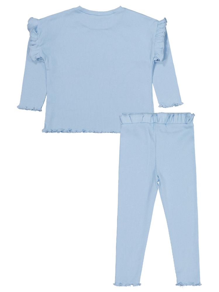 Civil Girls Unicorn Baskılı 2-5 Yaş Takım - Mavi