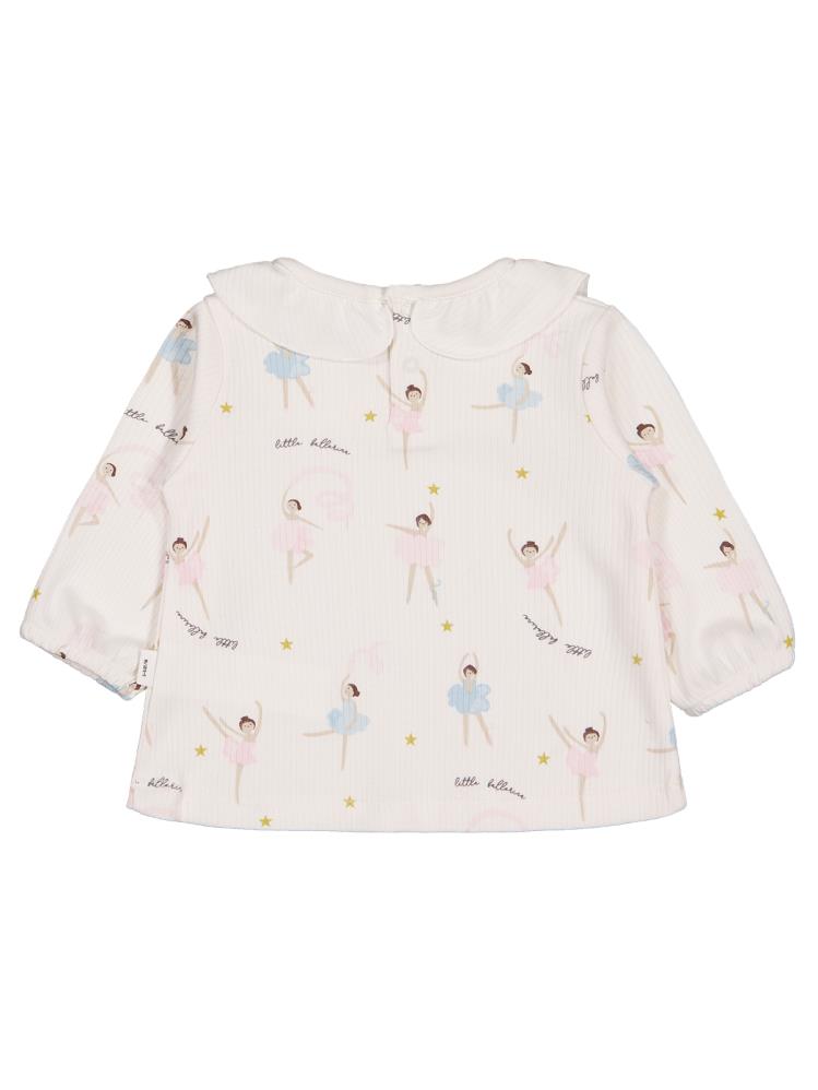 Civil Baby Yakalı Balerin Empirme 6-18 Ay Sweatshirt - Ekru