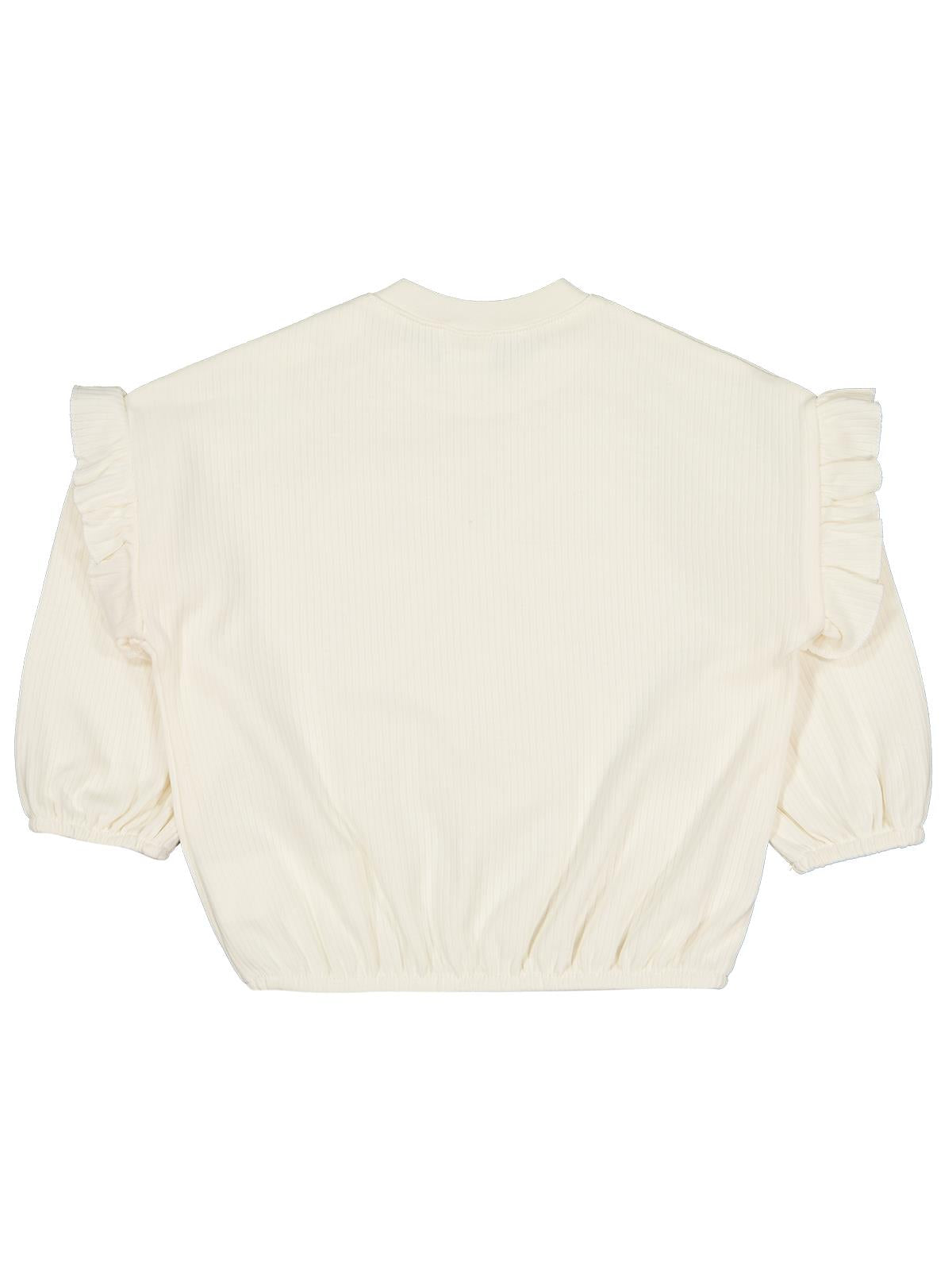 Civil Baby Balerin Ayakkabı 6-18 Ay Sweatshirt - Ekru