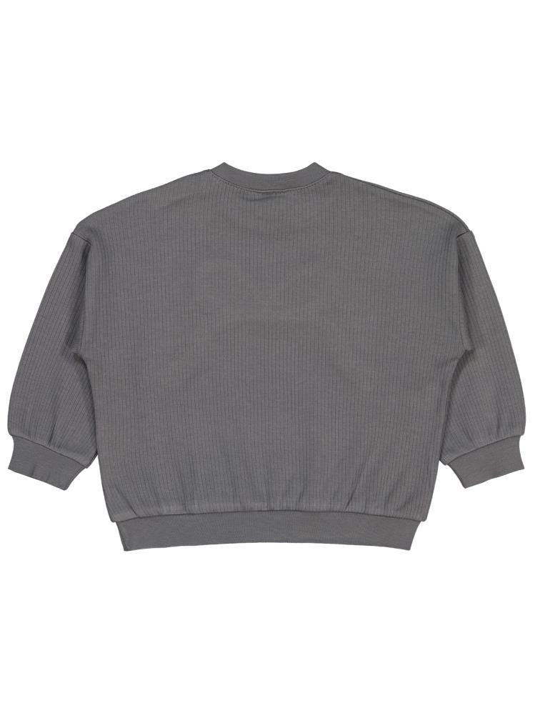 Civil Baby Fiyonk Nakışlı 6-18 Ay Sweatshirt - Gri
