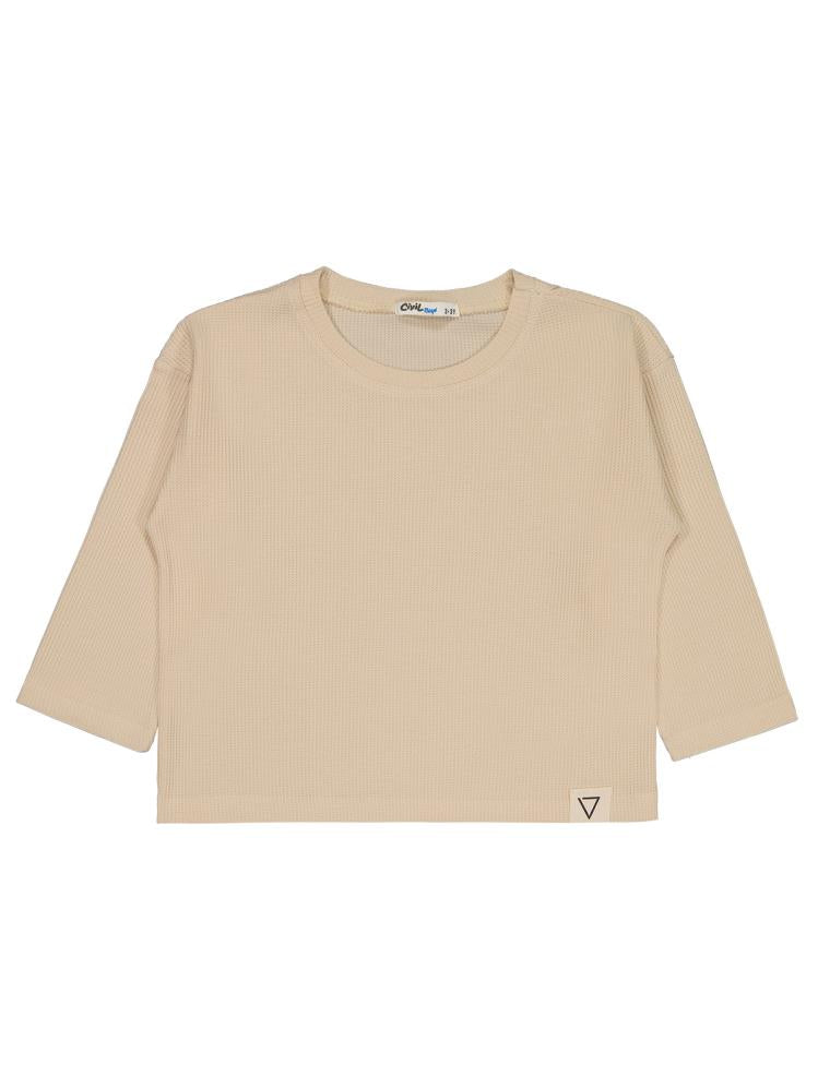 Civil Boys Basic 2-5 Yaş Sweatshirt - Fil Dişi