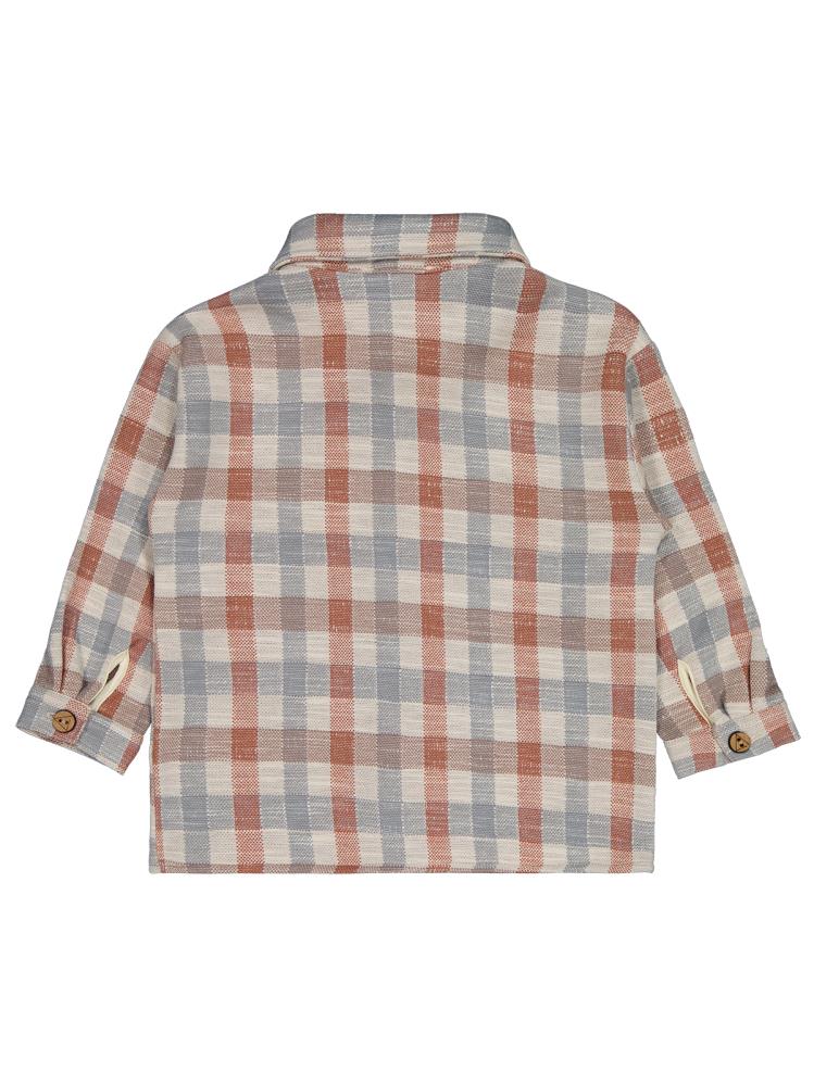 Civil Boys Ekoseli 2-5 Yaş Gömlek - Turuncu