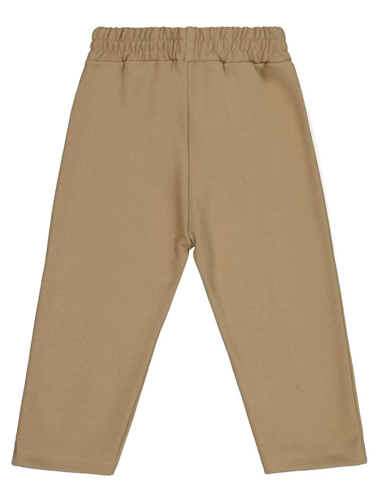 Civil Boys Beli Lastikli Süs Bağcıklı 2-5 Yaş Eşofman Altı - Bej