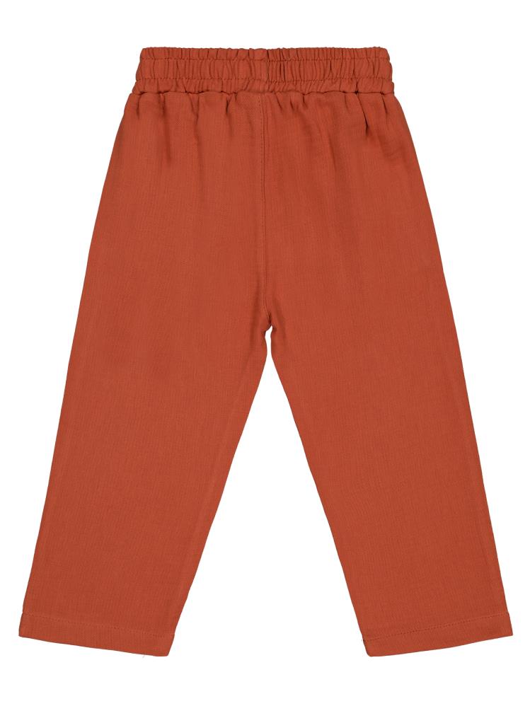 Civil Boys Beli Lastikli Süs Bağcıklı 2-5 Yaş Eşofman Altı - Turuncu