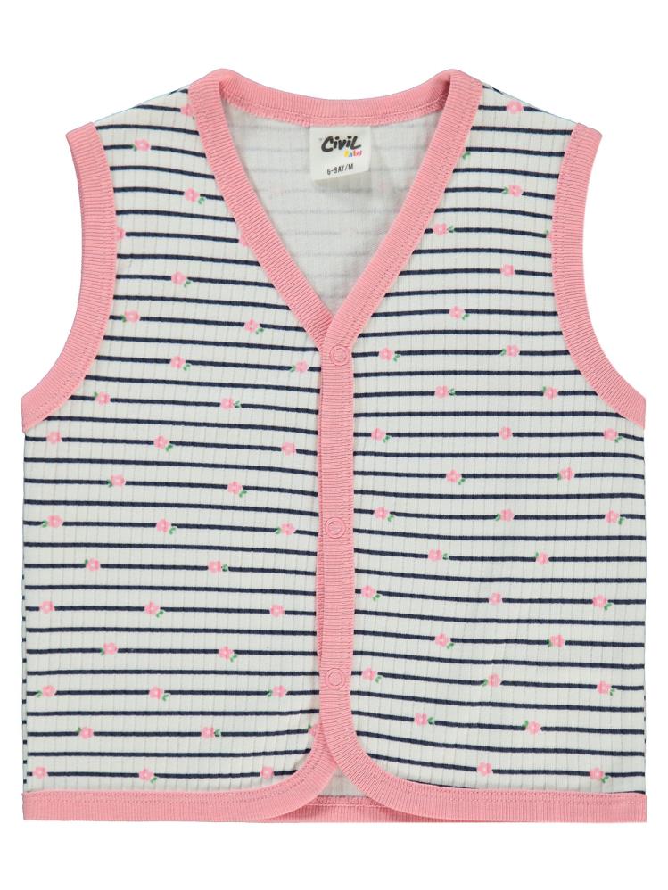 Civil Baby Little And Pretty Emp. 6-18 Ay Yelek - Pembe