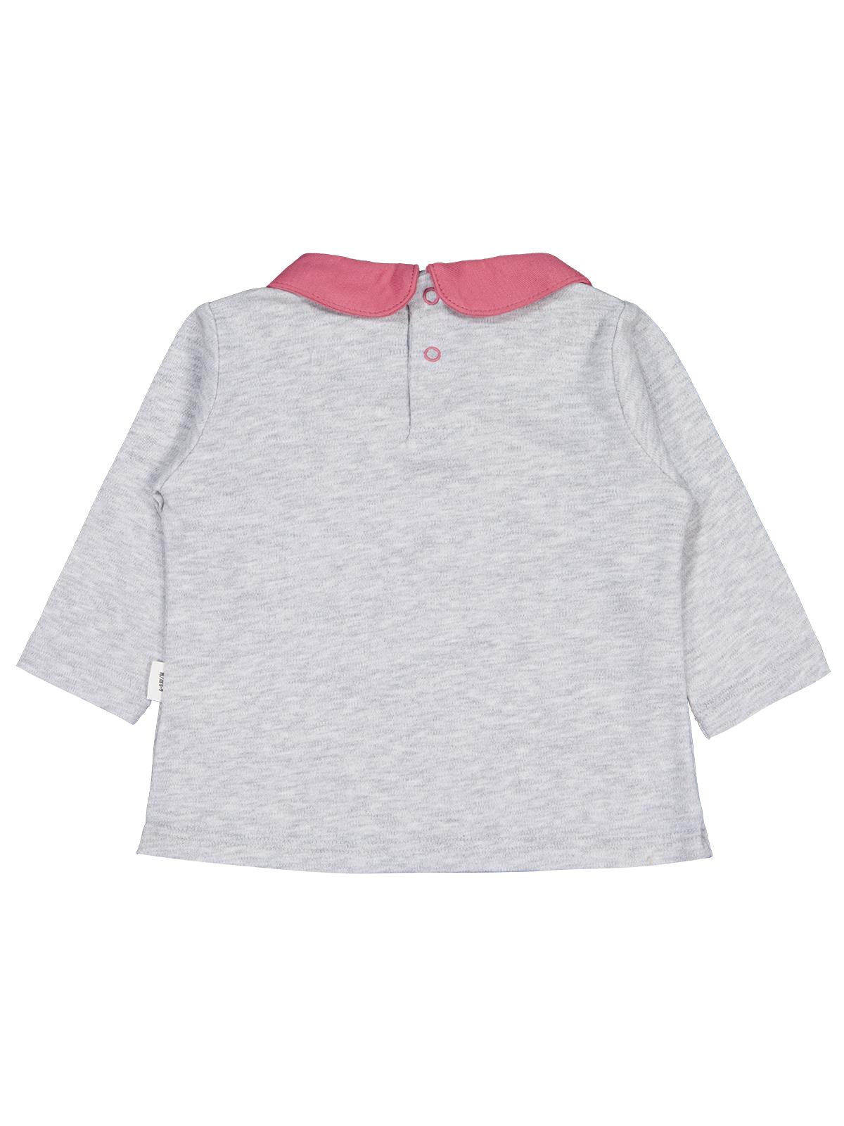 Civil Baby Yakalı Cutıe Baskılı 6-18 Ay Sweatshirt - Gri