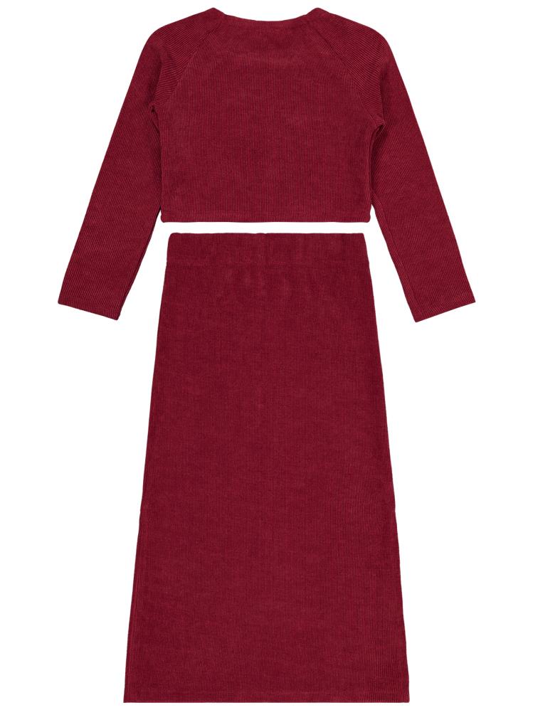 Civil Girls 10-13 Yaş Takım - Bordo