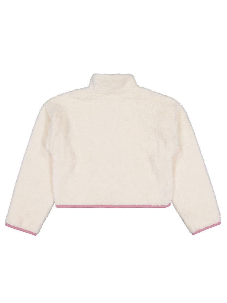 Civil Girls Elcik Aksesuarlı 10-13 Yaş Hırka - Fil Dişi