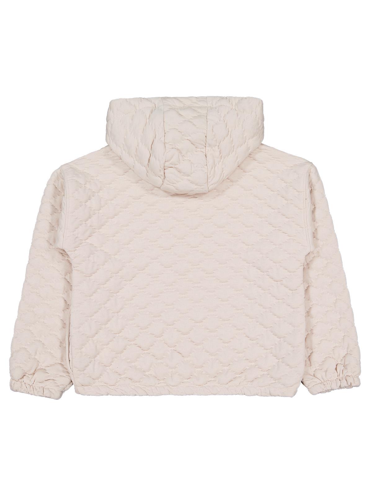 Civil Girls Baklava Desen 10-13 Yaş Hırka - Bej