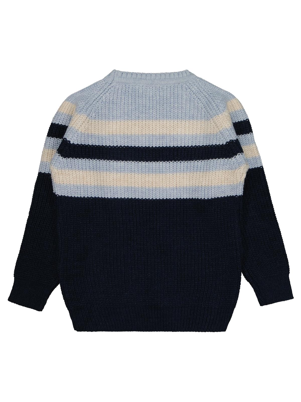 Civil Boys Çizgili 6-9 Yaş Kazak - Lacivert