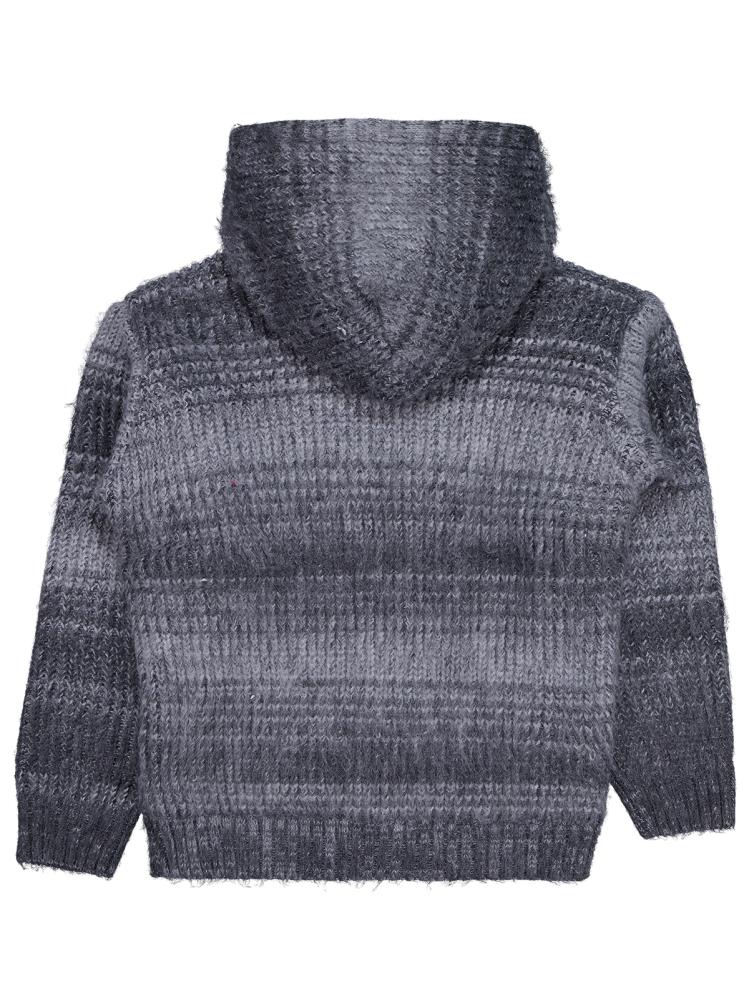 Civil Boys İçi polarlı Kapşonlu 6-9 Yaş Hırka - Gri