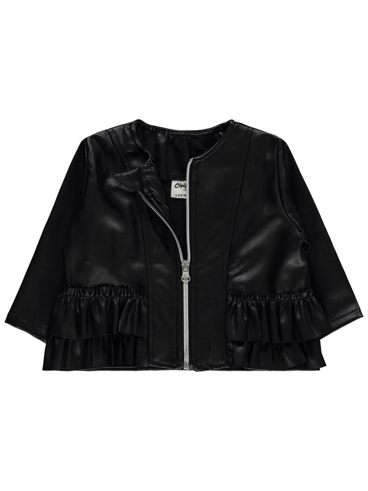 Civil Baby Kız Bebek Ceket 9-18 Ay - Siyah