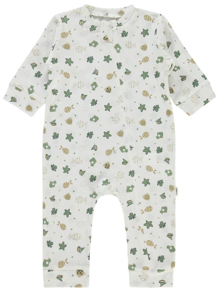 Civil Baby Deniz Hayvanları 3-18 Ay Tulum - Ekru