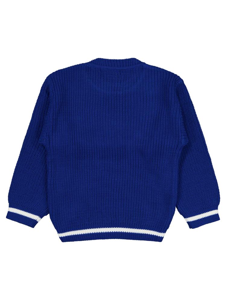 Civil Boys Champ Nakışlı 6-9 Yaş Kazak - Mavi