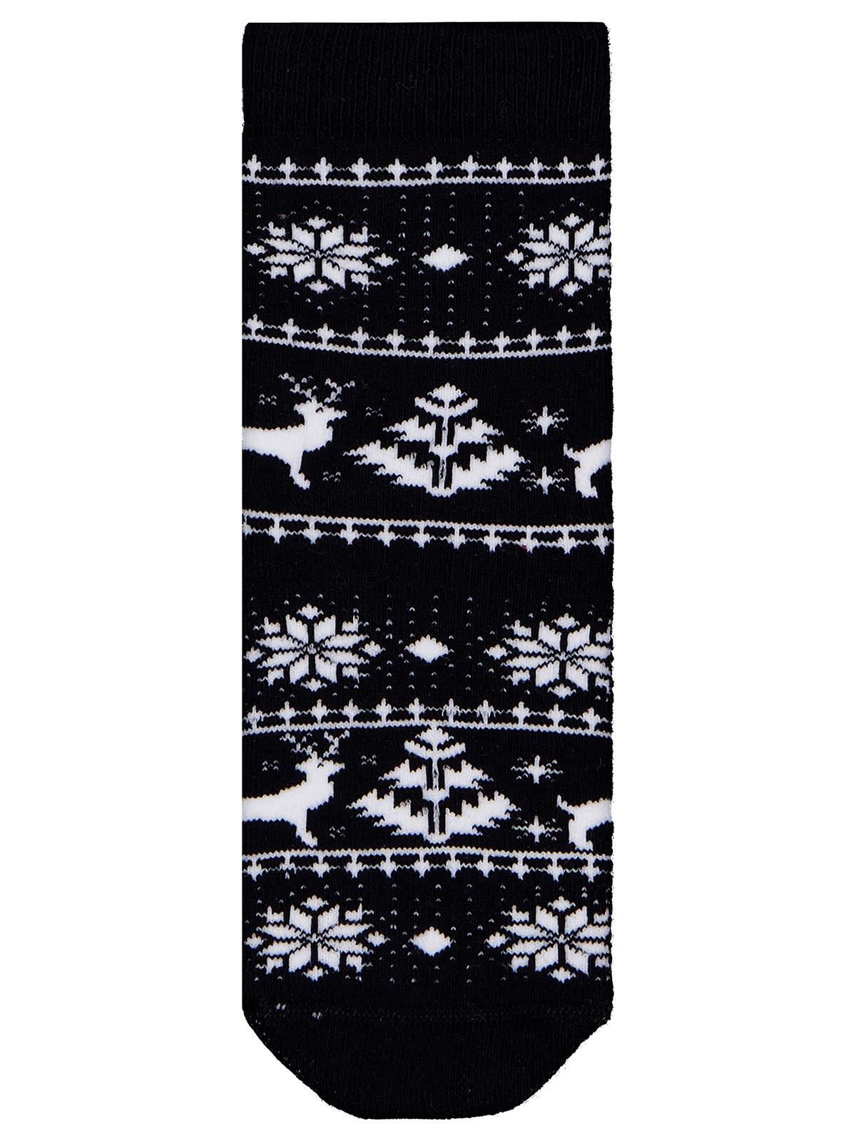Civil Kız Çocuk Snow Deer Havlu 2'li Kız Soket Çorap | Okul Kreş ve Günlük Kullanım
