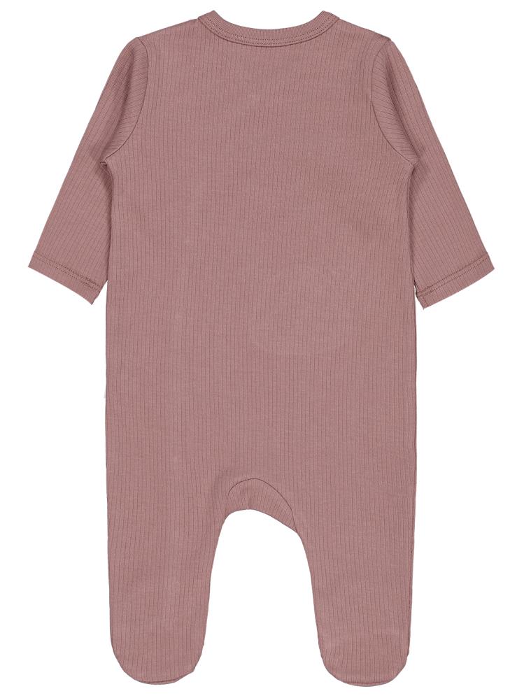 Civil Baby Dinozor Nakışlı 1-9 Ay Tulum - Kahve