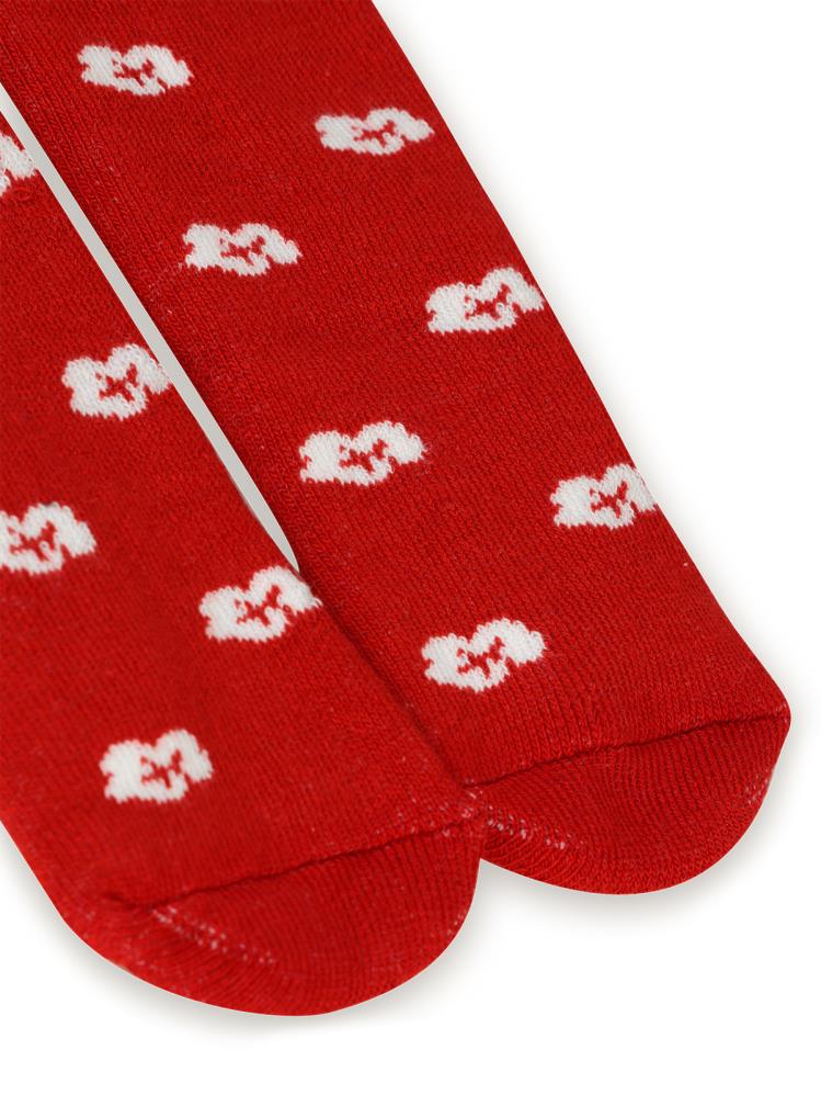 Civil Baby Çiçek Havlu 6-18 Ay Bebek Kız Külotlu Çorap - Turuncu