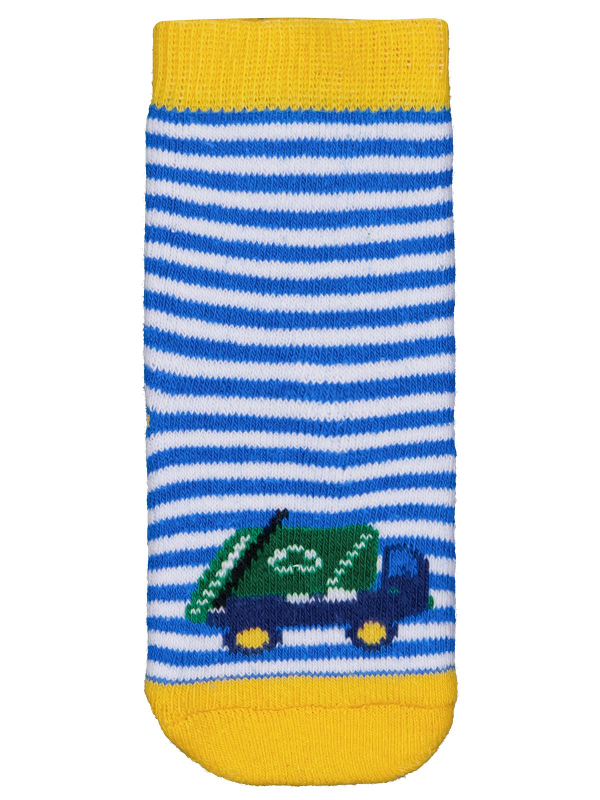 Civil Baby Kamyon Havlu 6-18 Ay 3'lü Bebek Erkek Çorap Set