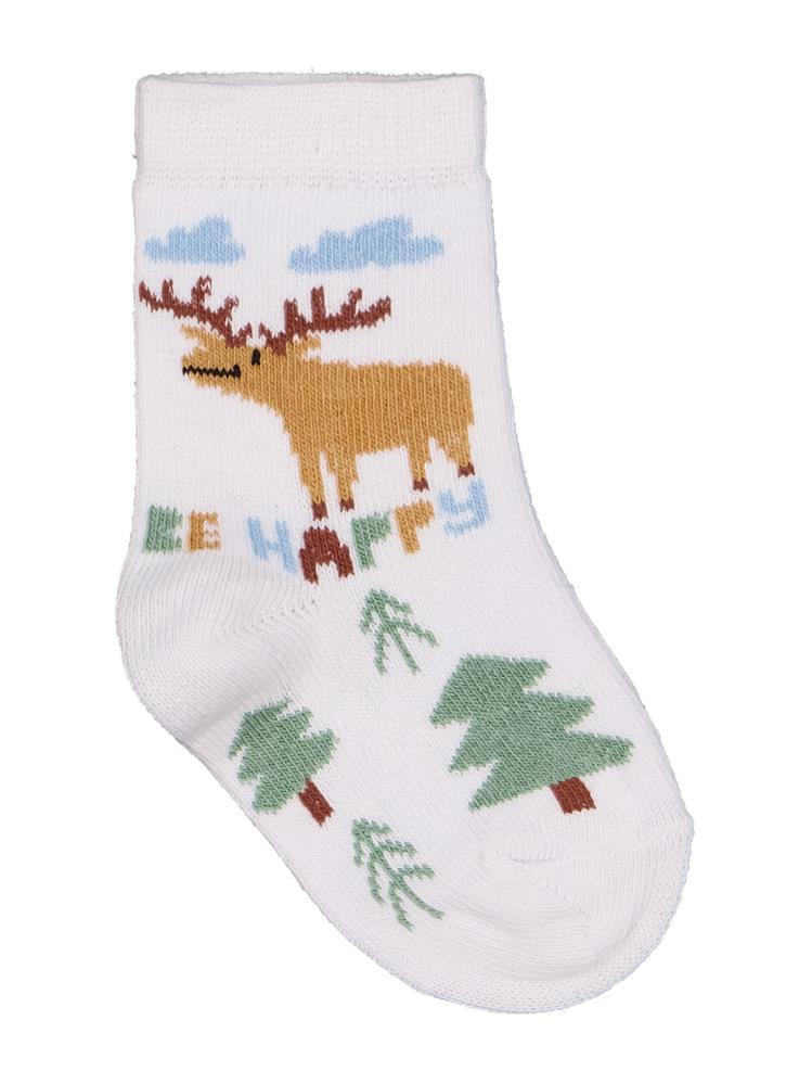 Civil Baby Jungle 3'lü 6-18 Ay Bebek Erkek Çorap Set