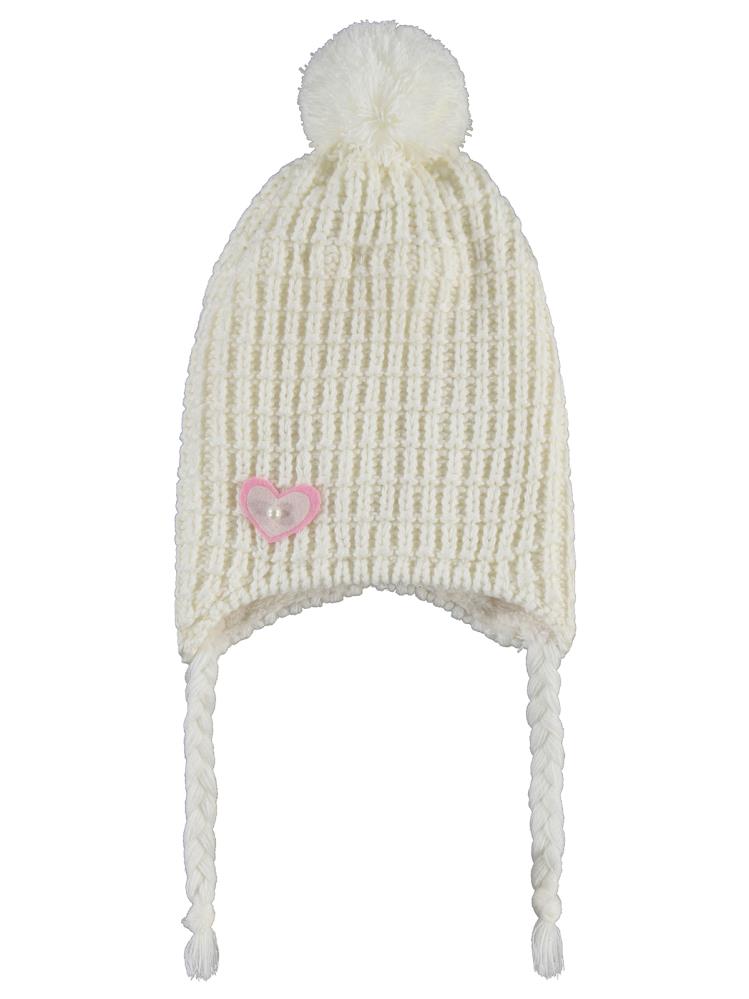 Civil Girls 2-5 Yaş Atkı Bere Eldiven Set - Ekru