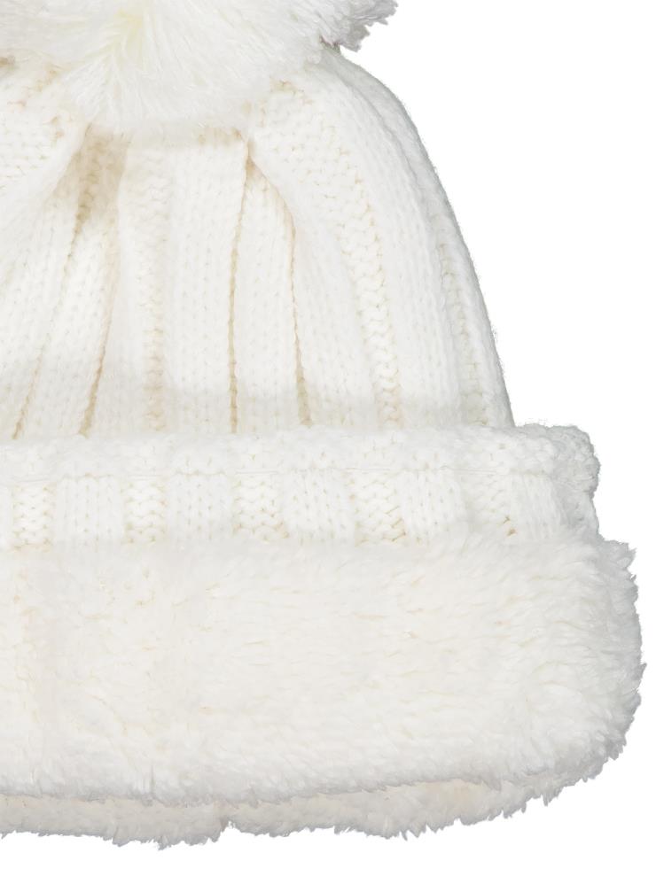 Civil Girls 2-5 Yaş Atkı Bere Eldiven Set - Ekru