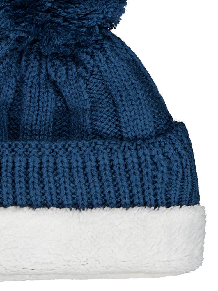 Civil Baby 6-18 Ay Atkı Bere Eldiven Set - Mavi