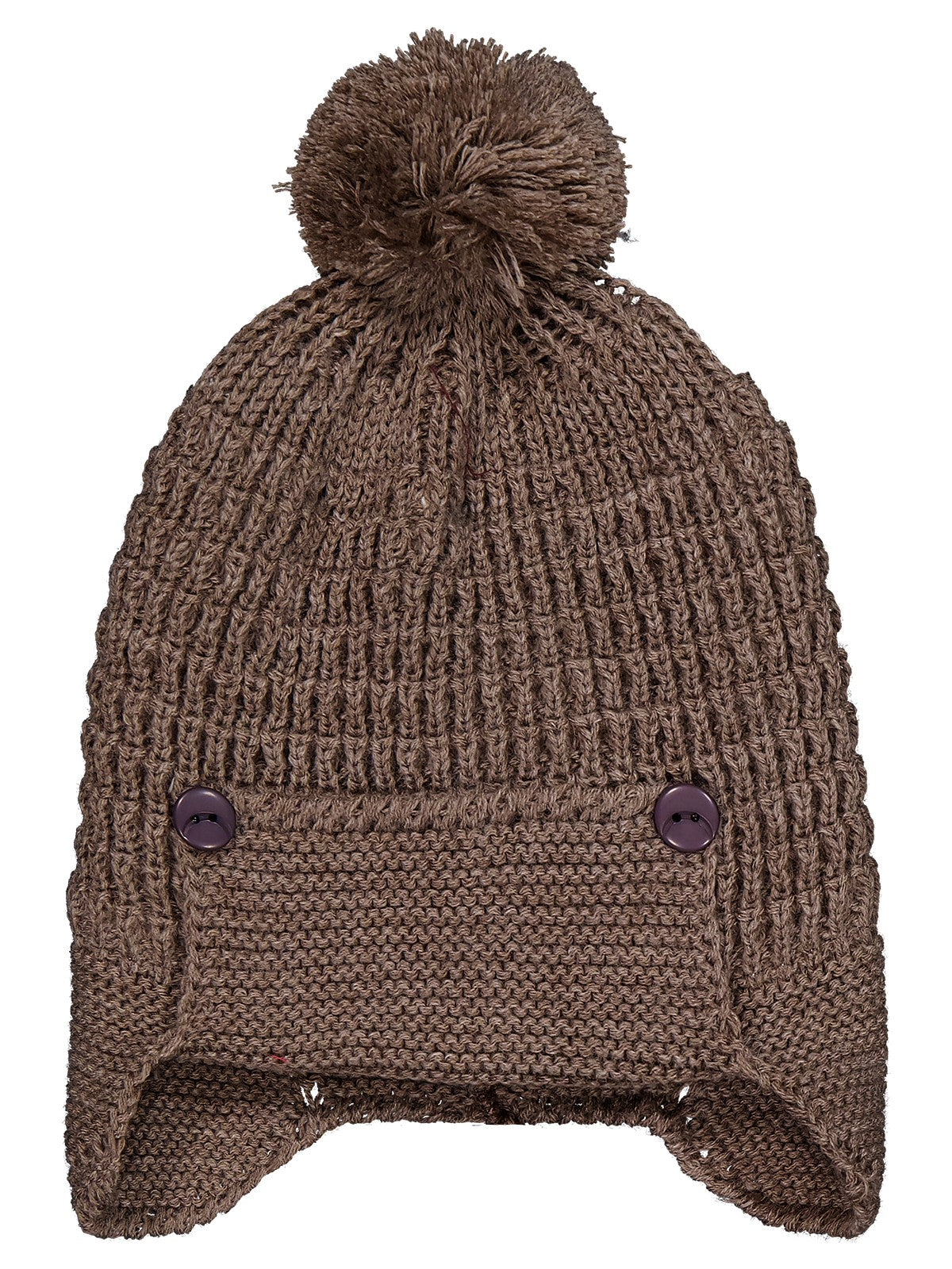 Civil Baby 6-18 Ay Atkı Bere Eldiven Set - Kahverengi