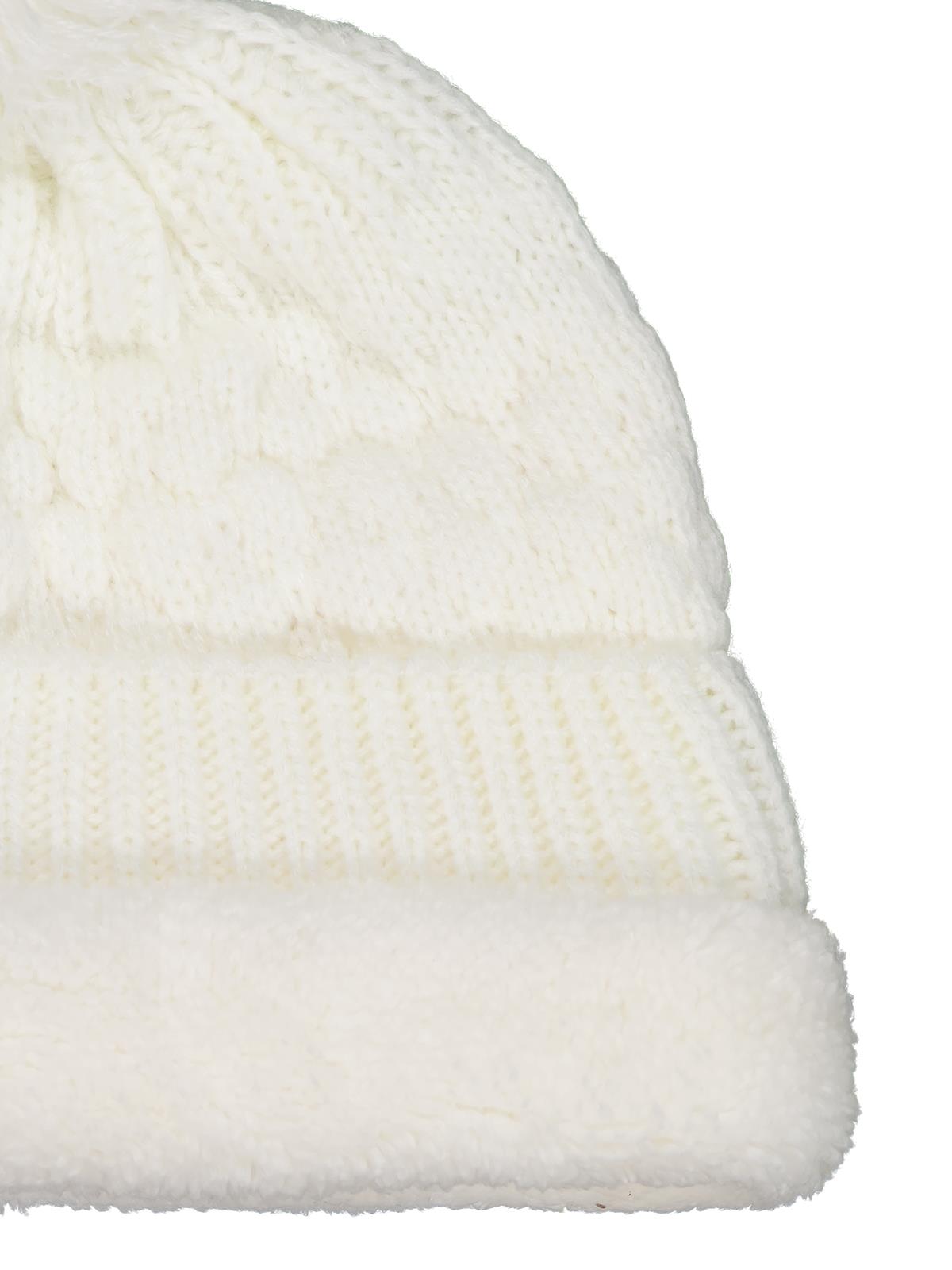 Civil Girls 2-5 Yaş Atkı Bere Eldiven Set - Beyaz