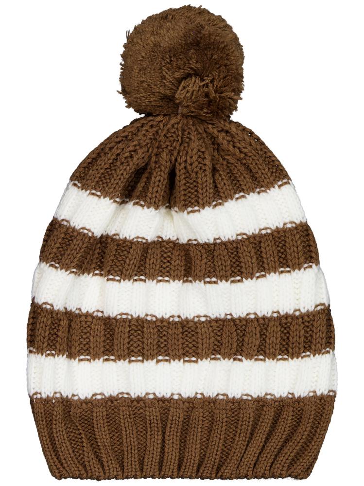 Civil Baby 6-18 Ay Atkı Bere Eldiven Set - Kahverengi