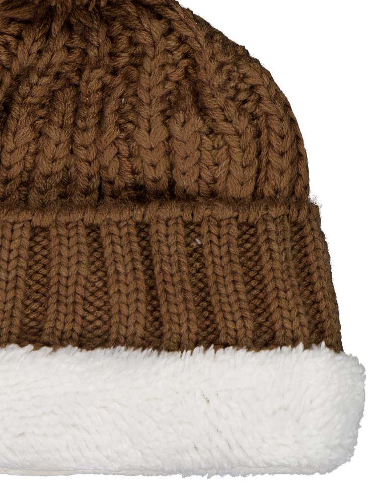 Civil Boys 2-5 Yaş Atkı Bere Eldiven Set - Kahve