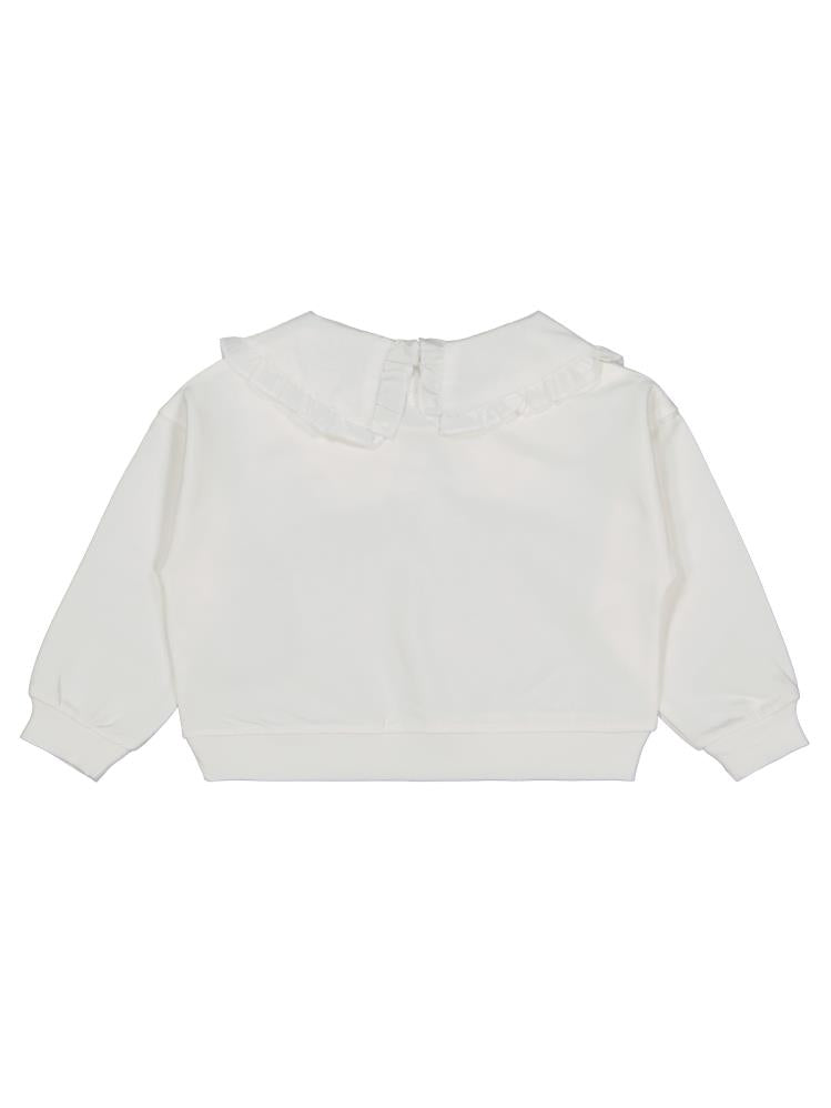 Civil Girls NewYork Baskılı 2-5 Yaş Sweatshirt - Ekru