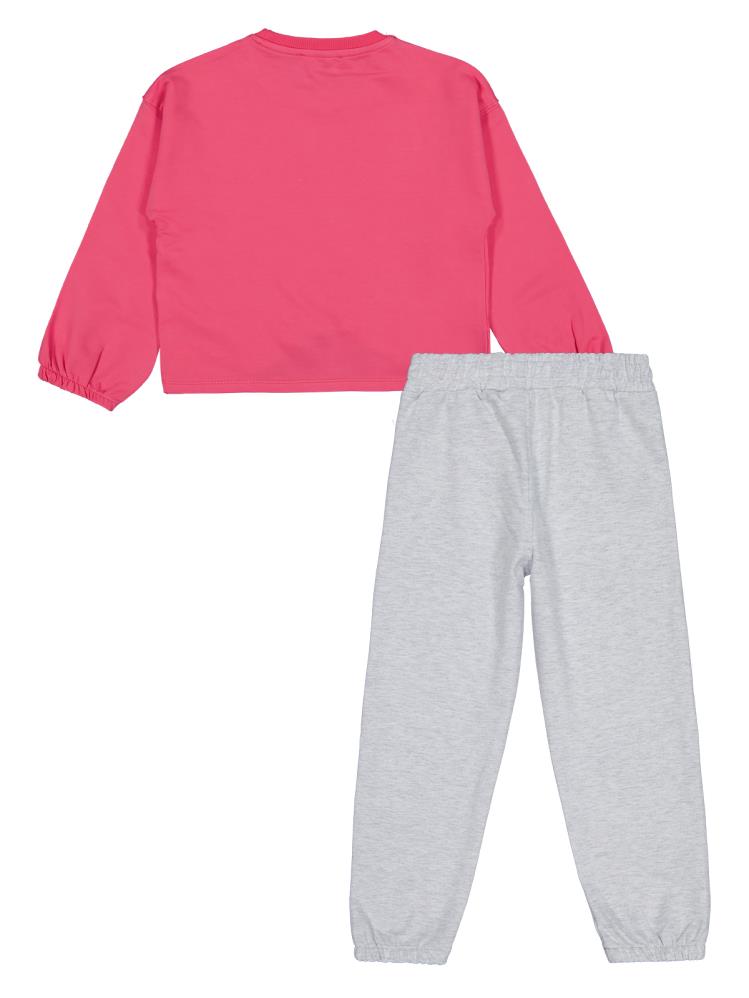 Civil Girls LACIEL Baskılı 6-9 Yaş Eşofman Takımı - Pembe