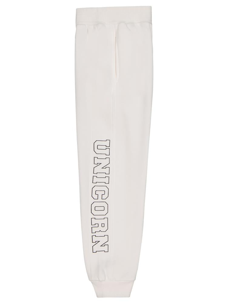 Civil Girls UNİCORN Baskılı 2-5 Yaş Eşofman Altı - Ekru